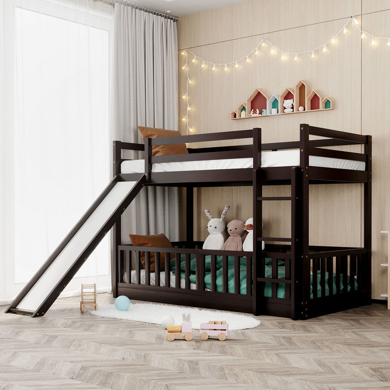 Bunk Bed With Convertible Ladder And Slide - R&R Furniture Gallery (Fountain Valley, CA)