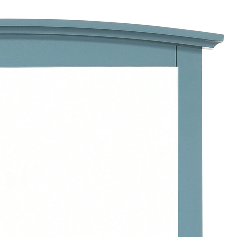 Elegant wall mirror by Glory Furniture with a sleek, modern frame, perfect for stylish interior decor.