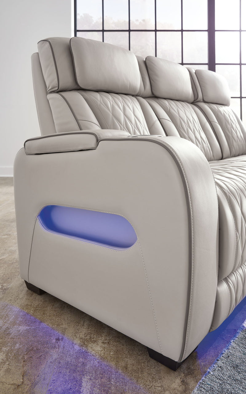 Boyington - Power Reclining Sofa With Adj Headrest - R&R Furniture Gallery (Fountain Valley, CA)