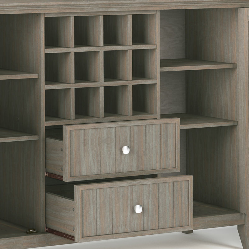 Bedford - Sideboard Buffet And Wine Rack - R&R Furniture Gallery (Fountain Valley, CA)