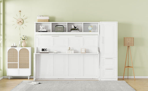 Space Saving Murphy Wall Bed With Closet And Drawers - R&R Furniture Gallery (Fountain Valley, CA)