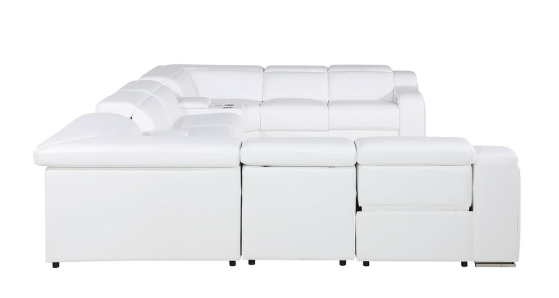 1116 - 10-Piece U-Shaped Sectional Sofa In With 4 Power Recliners & Power Headrests