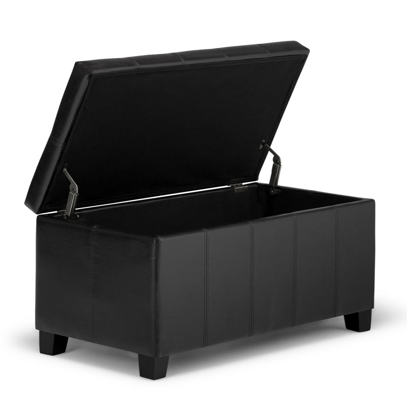 Dover - Upholstered Storage Ottoman Bench - R&R Furniture Gallery (Fountain Valley, CA)