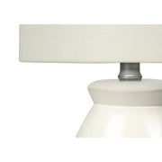 Lighting, Table Lamp Modern - Cream - R&R Furniture Gallery (Fountain Valley, CA)