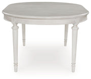 Montelaine - Oval Dining Room Extension Table - Antique White - R&R Furniture Gallery (Fountain Valley, CA)