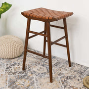 Maya - Stool - Rustic / Tan - R&R Furniture Gallery (Fountain Valley, CA)