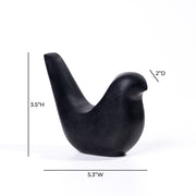 Marble Bird Statue - Black - R&R Furniture Gallery (Fountain Valley, CA)