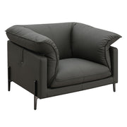 Tadi - Chair - Black Top Grain Leather - R&R Furniture Gallery (Fountain Valley, CA)