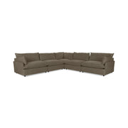 Classic Home Caplan modular sectional sofa with plush cushions and contemporary design, shown in a modern living room setting.