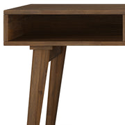 Clarkson - Desk With Side Drawers - Rustic Natural Aged Brown - R&R Furniture Gallery (Fountain Valley, CA)