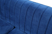Glory Furniture Delray Micro Suede Stationary Sofa with plush cushions and modern design in a living room setting