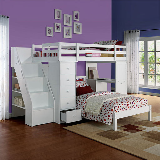 Freya - Twin Bed - White - R&R Furniture Gallery (Fountain Valley, CA)