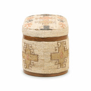 Olivier - Cotton Oval Storage Ottoman - Beige - R&R Furniture Gallery (Fountain Valley, CA)