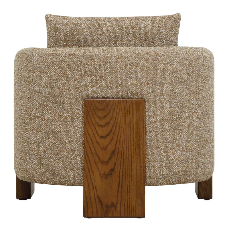 Halligan - Upholstered Accent Chair - Brown