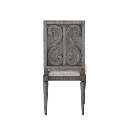 Artesia - Side Chair (Set of 2) - Beige Fabric & Salvaged Natural - R&R Furniture Gallery (Fountain Valley, CA)