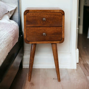 Curved Nightstand - R&R Furniture Gallery (Fountain Valley, CA)