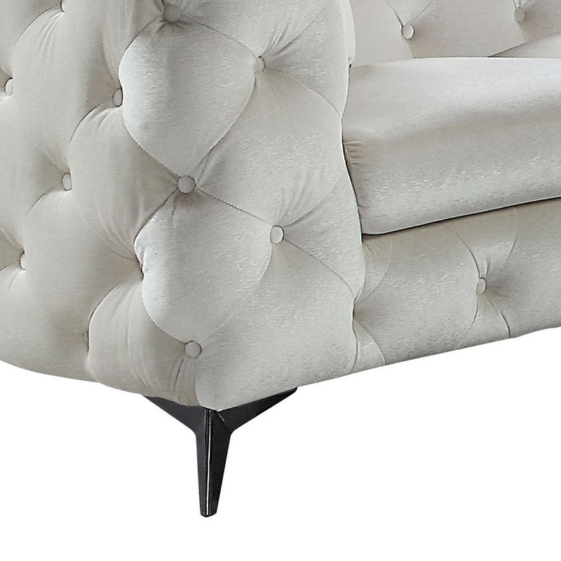 Atronia - Sectional Sofa With 4 Pillows - Beige Fabric - R&R Furniture Gallery (Fountain Valley, CA)