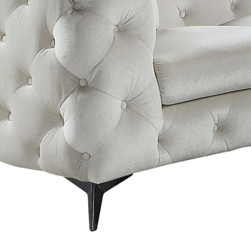 Atronia - Sectional Sofa With 4 Pillows - Beige Fabric - R&R Furniture Gallery (Fountain Valley, CA)