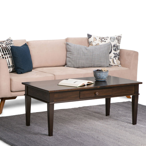 Carlton - Coffee Table - Dark Tobacco Brown - R&R Furniture Gallery (Fountain Valley, CA)