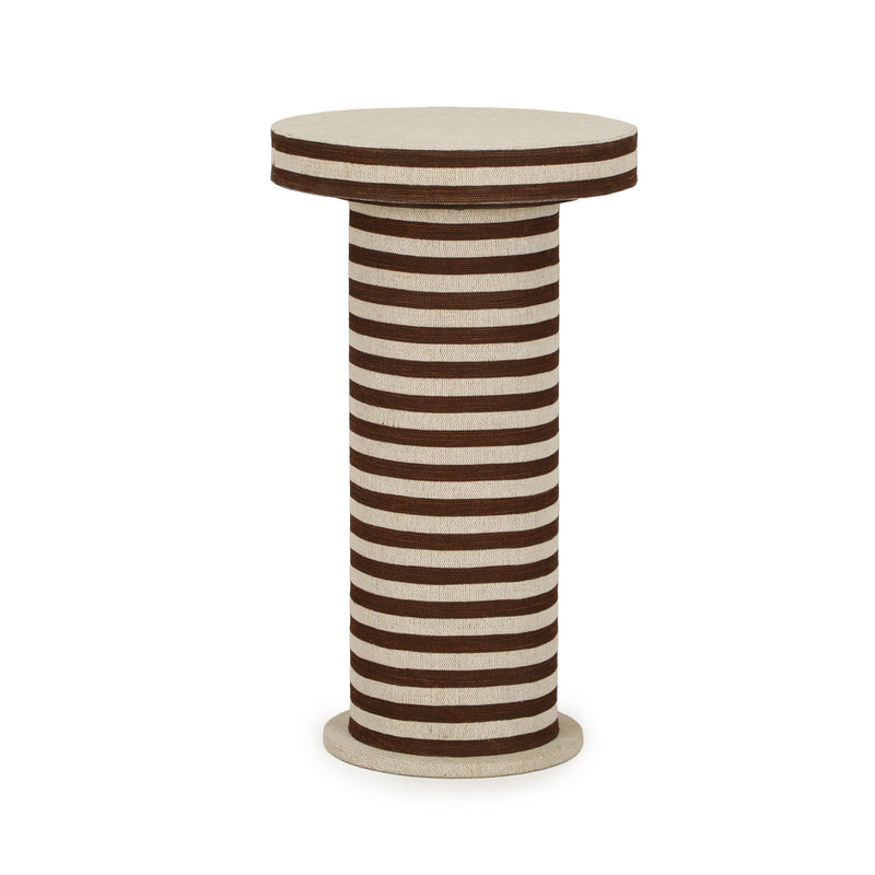 Lyra - Striped Cotton Jute Contract-Grade Table - R&R Furniture Gallery (Fountain Valley, CA)