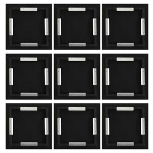 New Wisdom - Framed Canvases (Set of 9) - Beige / Light Brown