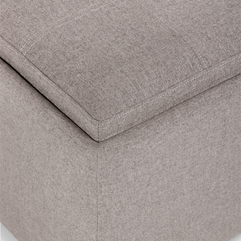Avalon - Square Coffee Table, Storage Ottoman - R&R Furniture Gallery (Fountain Valley, CA)