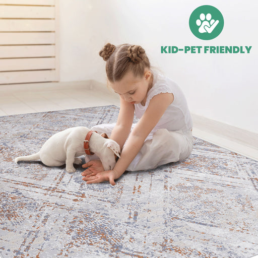 Payas - 2' X 3' Geometric Area Rug - Beige - R&R Furniture Gallery (Fountain Valley, CA)