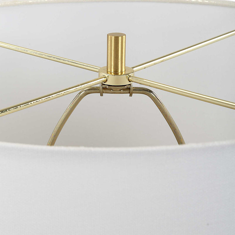 Magdaline - Rustic Table Lamp - White