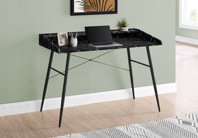 Computer Desk For Home Office, Laptop Storage Shelves, Contemporary & Modern - R&R Furniture Gallery (Fountain Valley, CA)