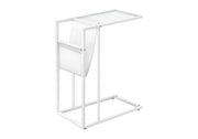 Accent Table, C - Shaped, Contemporary And Modern - White - R&R Furniture Gallery (Fountain Valley, CA)