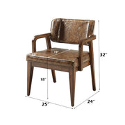 Harvey - Arm Chair (Set of 2) - Brown - R&R Furniture Gallery (Fountain Valley, CA)