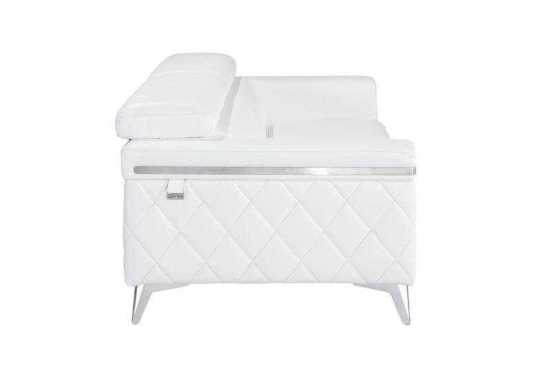 1140 - Top Grain Italian Leather Living Room Set - Black - R&R Furniture Gallery (Fountain Valley, CA)