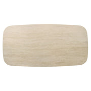 Lark - Dining Table - Travertine / Black - R&R Furniture Gallery (Fountain Valley, CA)
