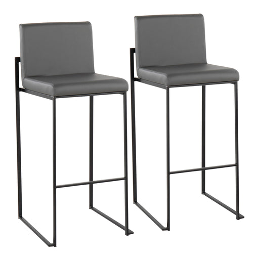 Lumi Source Fuji high back barstool from contemporary stool set, featuring an elegant design with a sleek, modern look.
