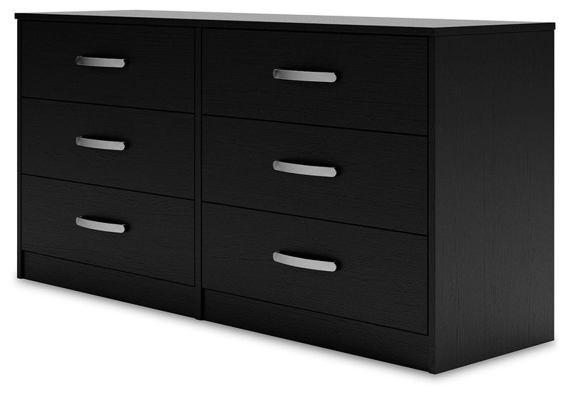 Finch - Six Drawer Dresser - Black - R&R Furniture Gallery (Fountain Valley, CA)