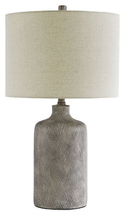 Linus - Ceramic Table Lamp  - Antique Black - R&R Furniture Gallery (Fountain Valley, CA)