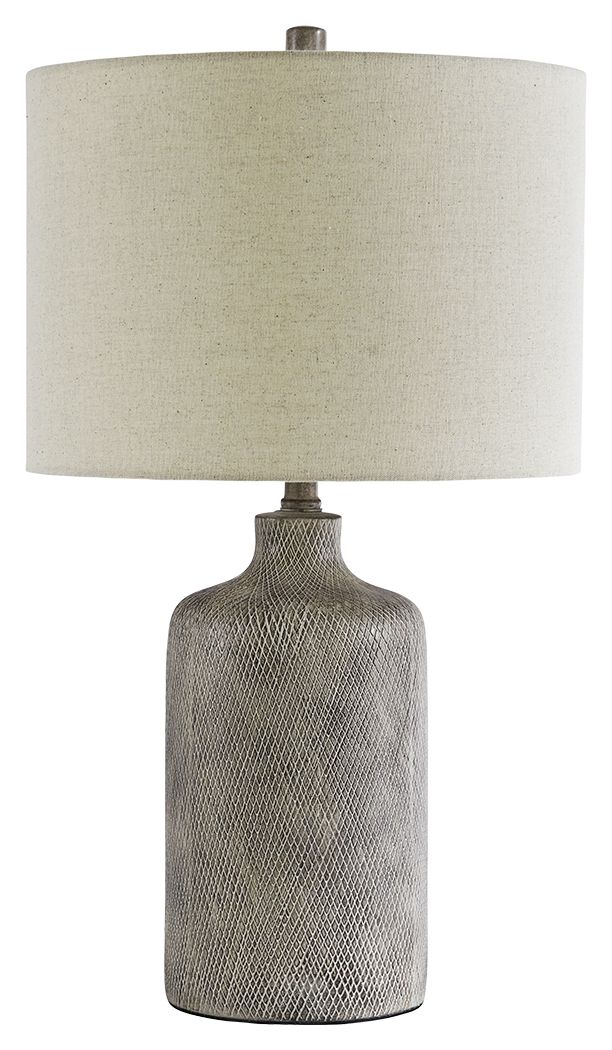 Linus - Ceramic Table Lamp  - Antique Black - R&R Furniture Gallery (Fountain Valley, CA)