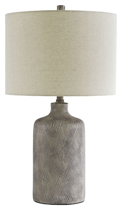Linus - Ceramic Table Lamp  - Antique Black - R&R Furniture Gallery (Fountain Valley, CA)