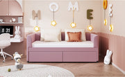 Upholstered Daybed With Ergonomic Design Backrest - R&R Furniture Gallery (Fountain Valley, CA)
