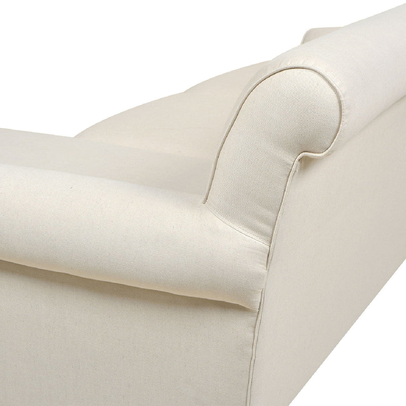 Alana - L-Shape Reversible Sectional Sofa - Light Beige - R&R Furniture Gallery (Fountain Valley, CA)