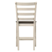 Tasnim - Counter Height Chair (Set of 2) - Oak & Antique White - R&R Furniture Gallery (Fountain Valley, CA)