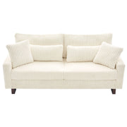 Modern Loveseat Sofa With 4 Pillows - R&R Furniture Gallery (Fountain Valley, CA)