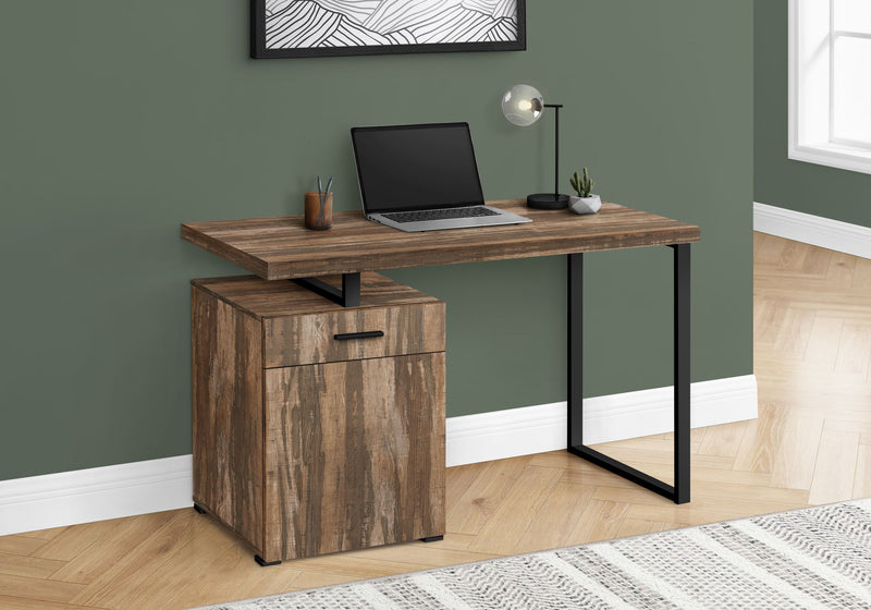 Computer Desk, Home Office, Laptop, Left, Right Set-Up, Storage Drawers, Work, Contemporary, Modern - R&R Furniture Gallery (Fountain Valley, CA)