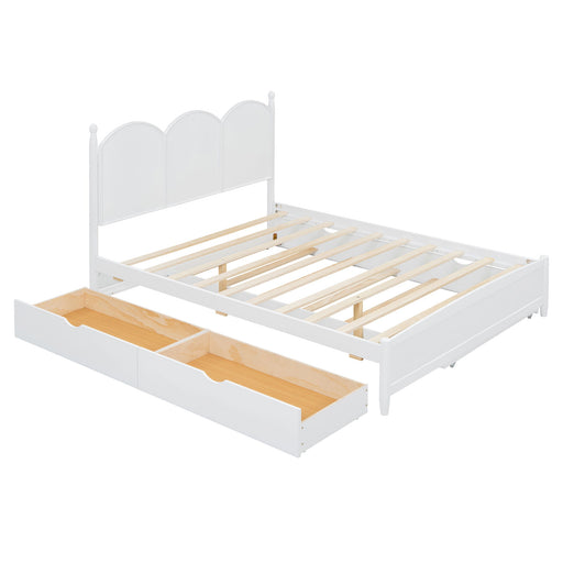 Platform Bed With With 2 Big Drawers And Trundle - R&R Furniture Gallery (Fountain Valley, CA)
