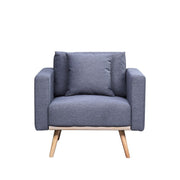 Easton - Fabric Chair With USB Charging Ports Pockets And Pillows - R&R Furniture Gallery (Fountain Valley, CA)