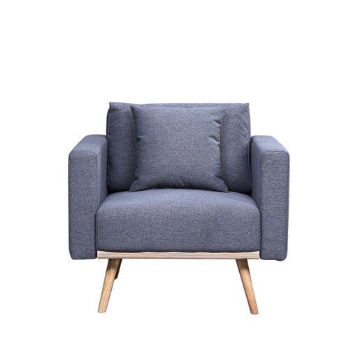 Easton - Fabric Chair With USB Charging Ports Pockets And Pillows - R&R Furniture Gallery (Fountain Valley, CA)