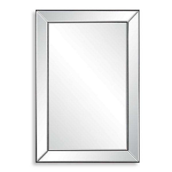 Elegant Rectangular Mirror - Dark Bronze