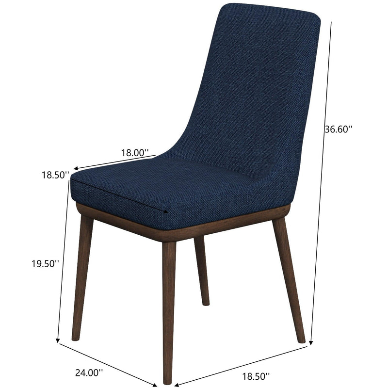 Kate - Mid-Century Modern Dining Chair (Set of 2) - R&R Furniture Gallery (Fountain Valley, CA)