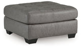 Clairette Court - Oversized Accent Ottoman - Alloy - R&R Furniture Gallery (Fountain Valley, CA)
