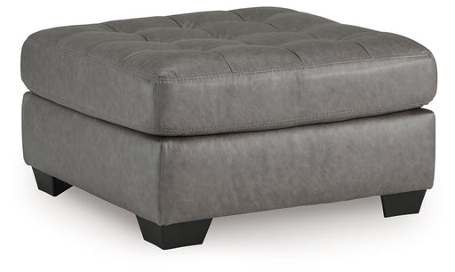 Clairette Court - Oversized Accent Ottoman - Alloy - R&R Furniture Gallery (Fountain Valley, CA)